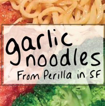 Butter garlic noodles, pho, and other Vietnamese favorites from San Francisco's Perilla SF Restaurant.