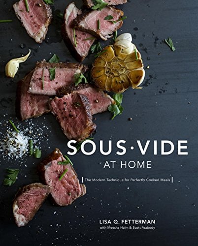 Cover of sous vide at home cookbook for beginner sous vide enthusiasts