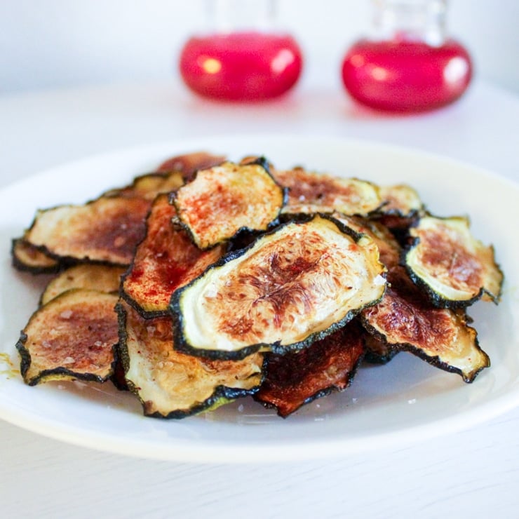 oven baked zucchini chips