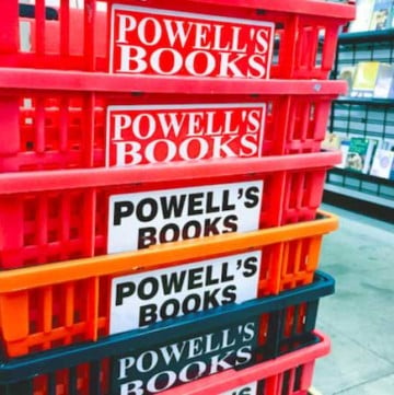 Inside Powell's Books in Portland