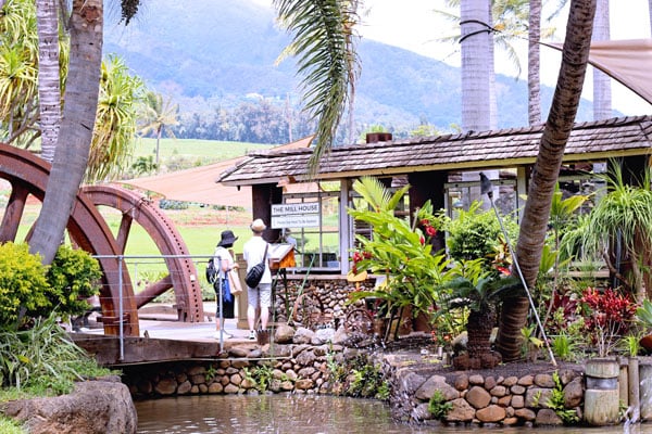 Maui Tropical Plantation Tour Mill House Restaurant Menu and Chef's Table dining