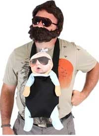 The Hangover Halloween costume set for baby and dad