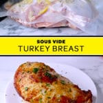 Perfect Sous Vide Turkey Breast with extra crisp skin.