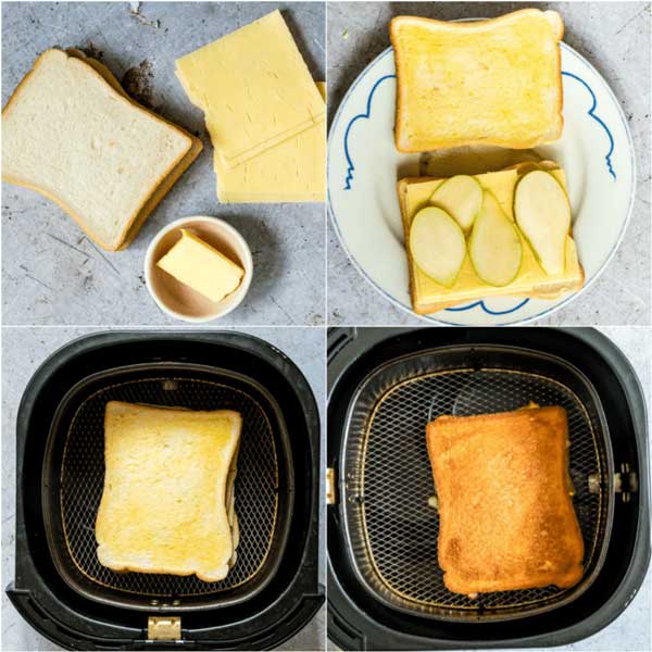 Grilled cheese ideas in the air fryer with pear by recipes-from-a-pantry