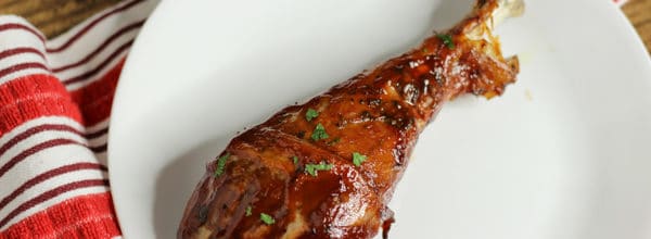 Sous vide turkey leg with bbq sauce cooked to the perfect time and temp_0287