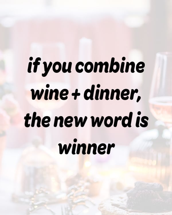 funny food quote about dinner