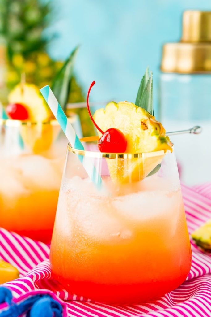 Mai Tai Cocktail at a tropical party