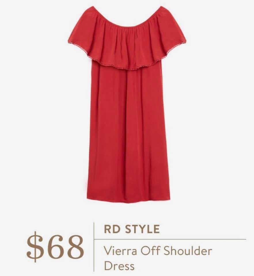 Summer Stitch Fix Outfits Review RD Style Red Vierra Dress