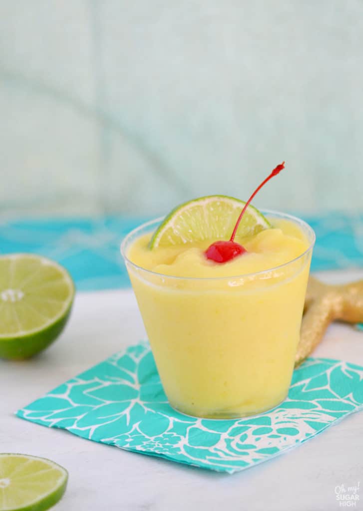 Frozen pineapple daiquiri - Caroline's Cooking