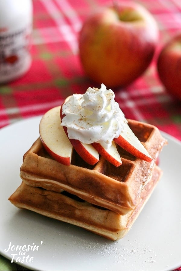 apple waffles recipe