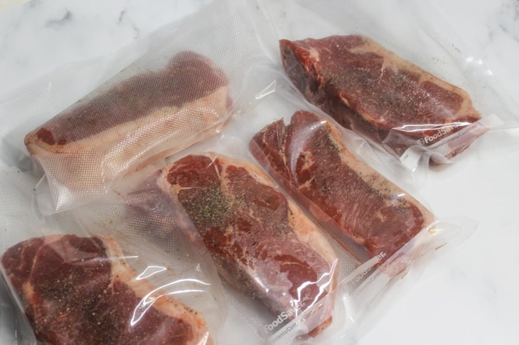 Cook Frozen Steak In A Sous Vide Bath Sip Bite Go