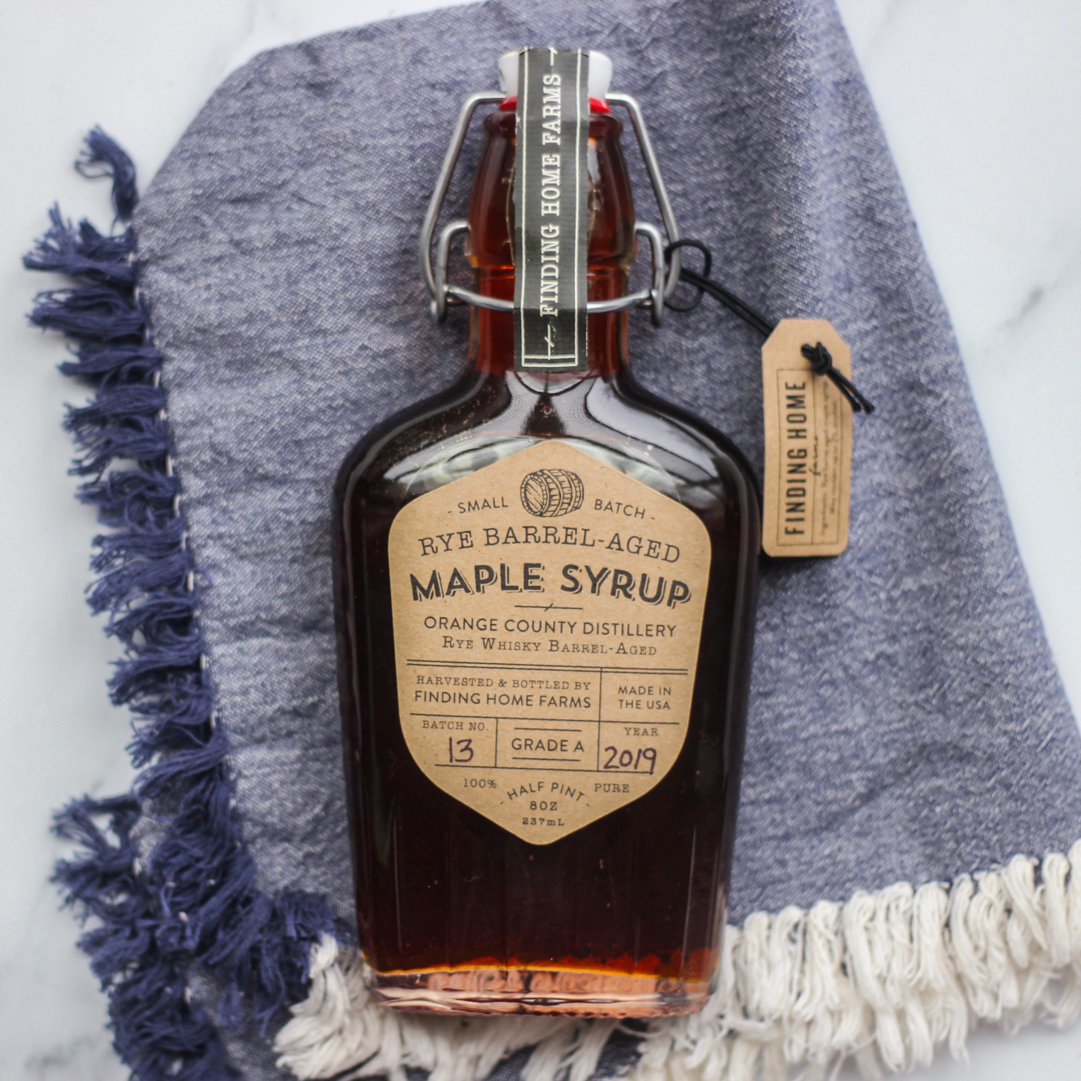 gourmet bourbon aged maple syrup gift for foodies