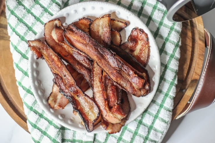 sous vide bacon brunch dish