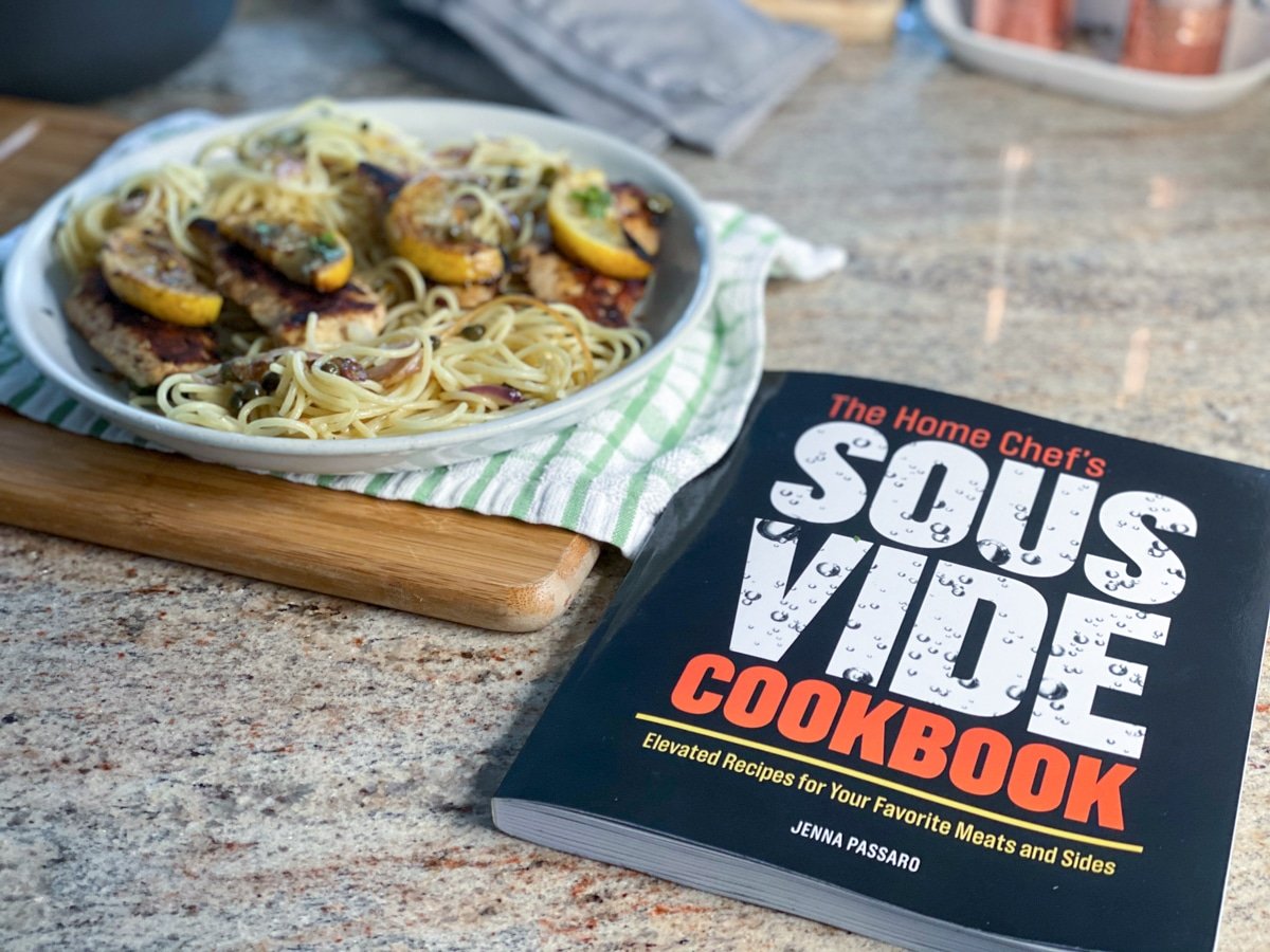 Recipe from The Home Chef's Sous Vide Cookbook by Author Jenna Passaro with sous vide chicken