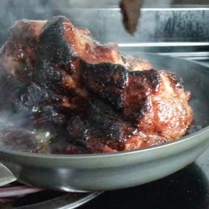 searing sous vide pork butt also called boston butt