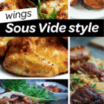 wings sous vide style temperature guide collage