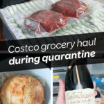 Costco grocery haul during quarantine pin