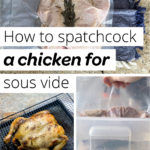 How To Spatchcock A Chicken Step By Step Collage Pin
