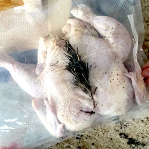 How To Vacuum Seal A Whole Chicken For Sous Vide Cooking Sip Bite Go