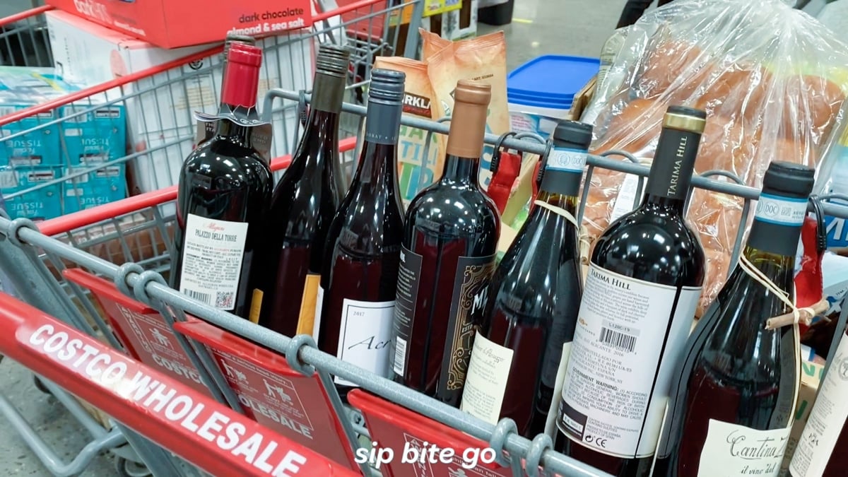 Month supply of costco wine