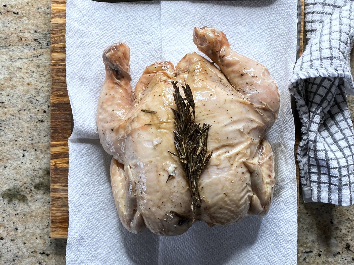 sous vide chicken with rosemary