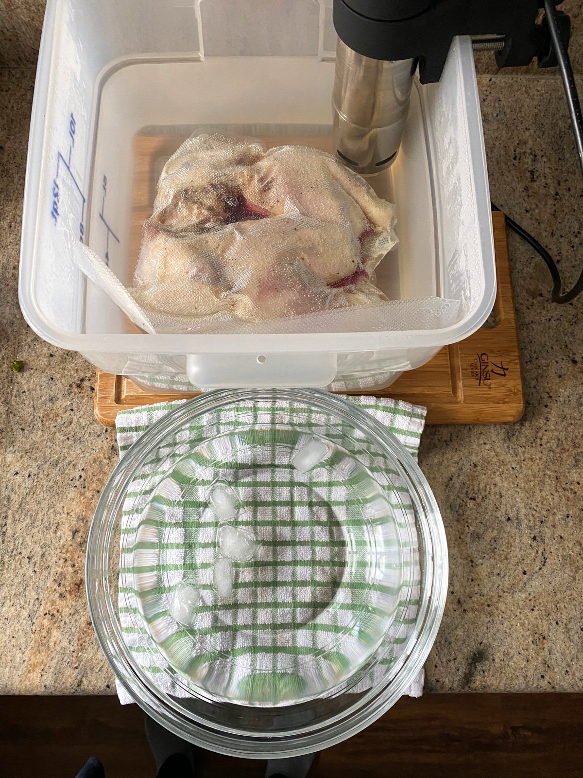 whole chicken cooked sous vide style