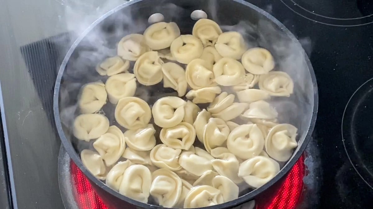 How To Cook Refrigerated Cheese Tortellini from Trader Joes Sip Bite Go 4