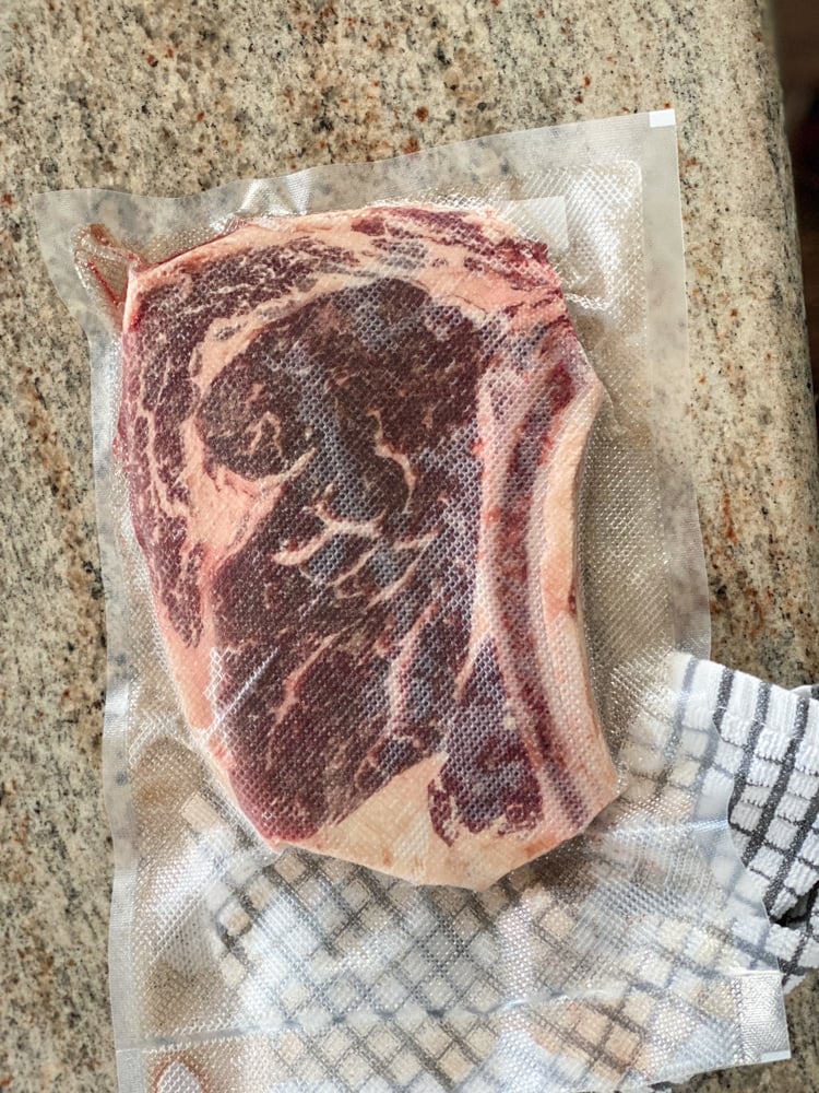 How To Vacuum Seal Ribeye For Sous Vide Cooking - Sip Bite Go