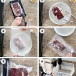 how to vacuum seal meat step by step