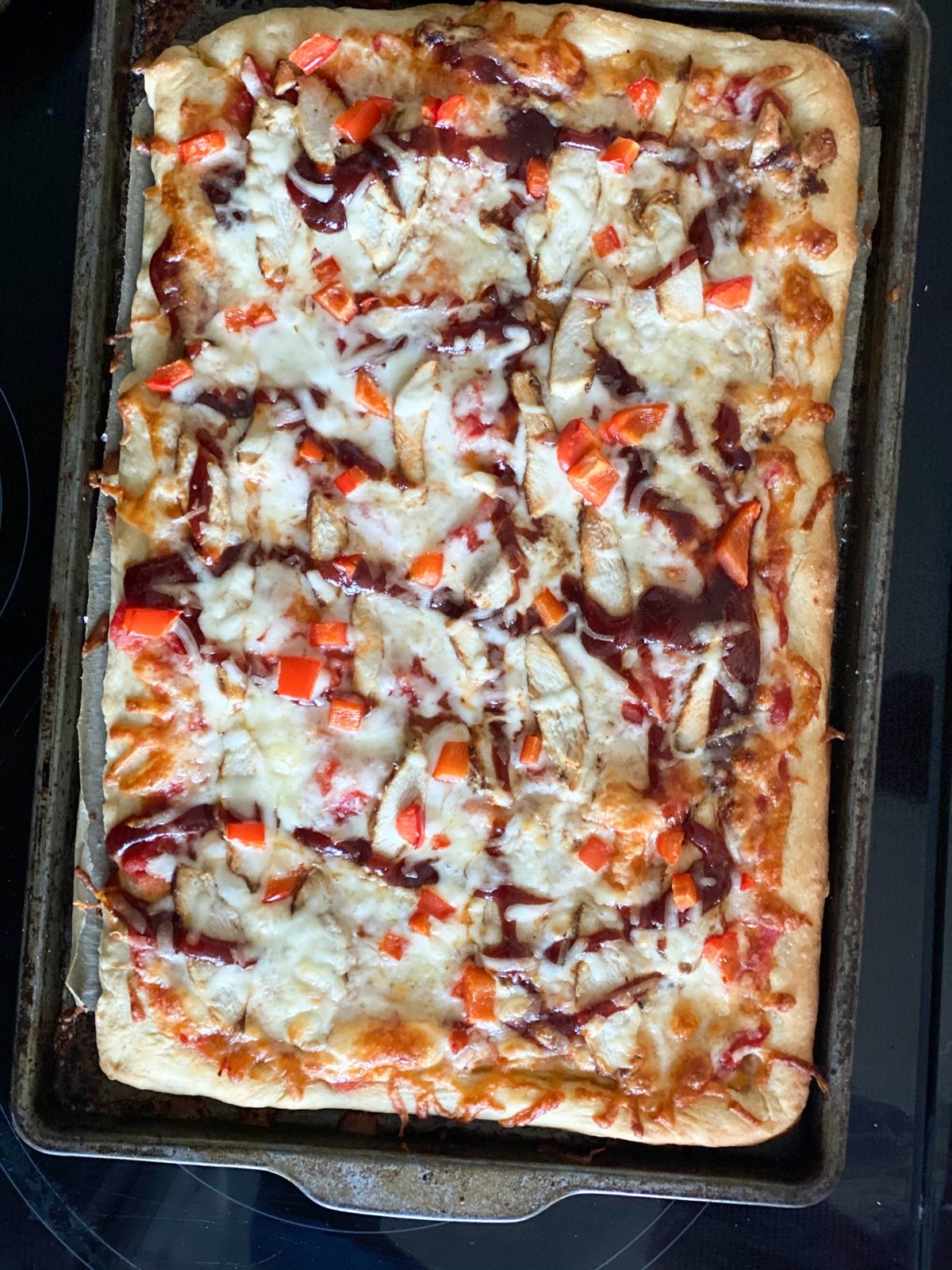 whole foods pizza crust with bbq chicken topping