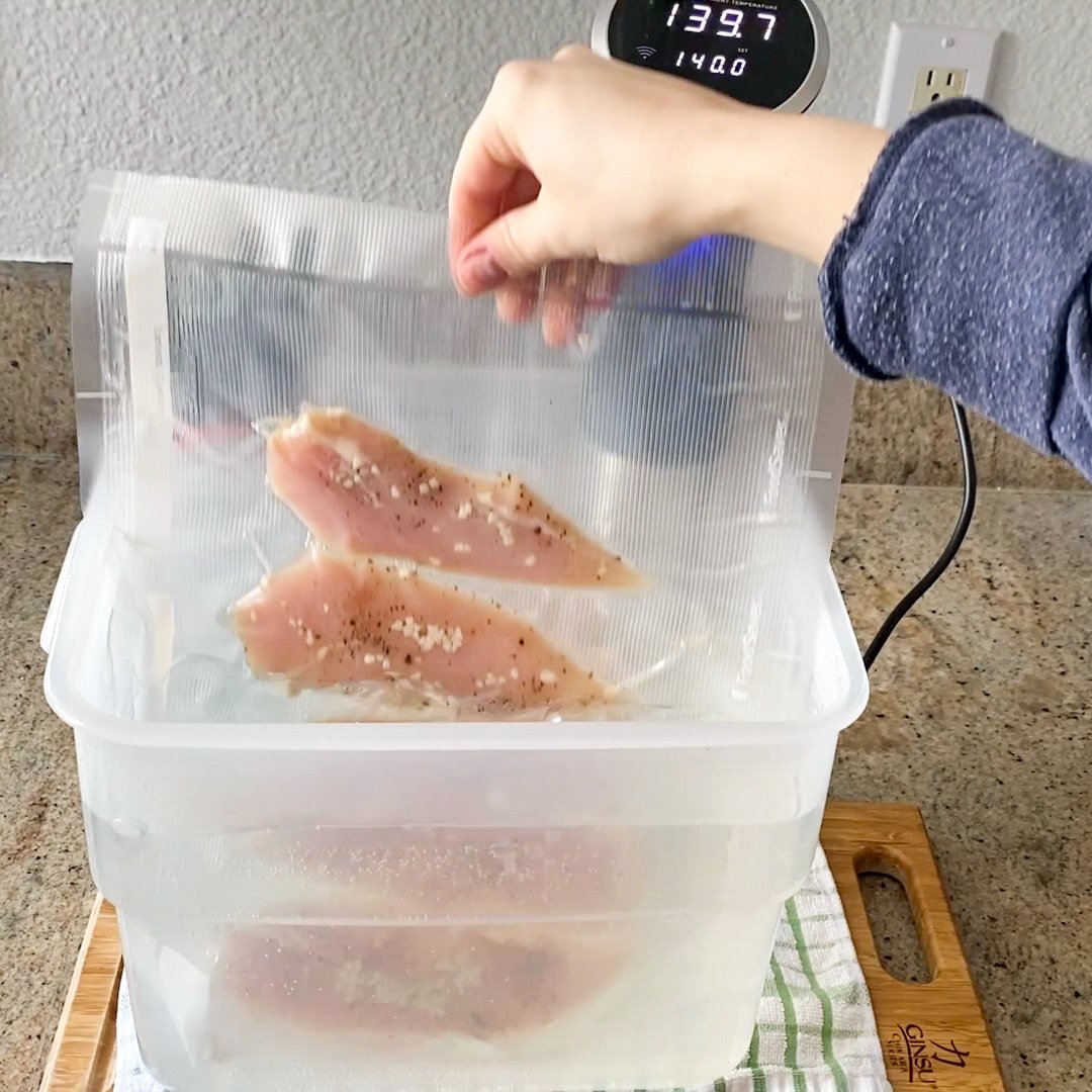 sous vide cooking chicken tenders