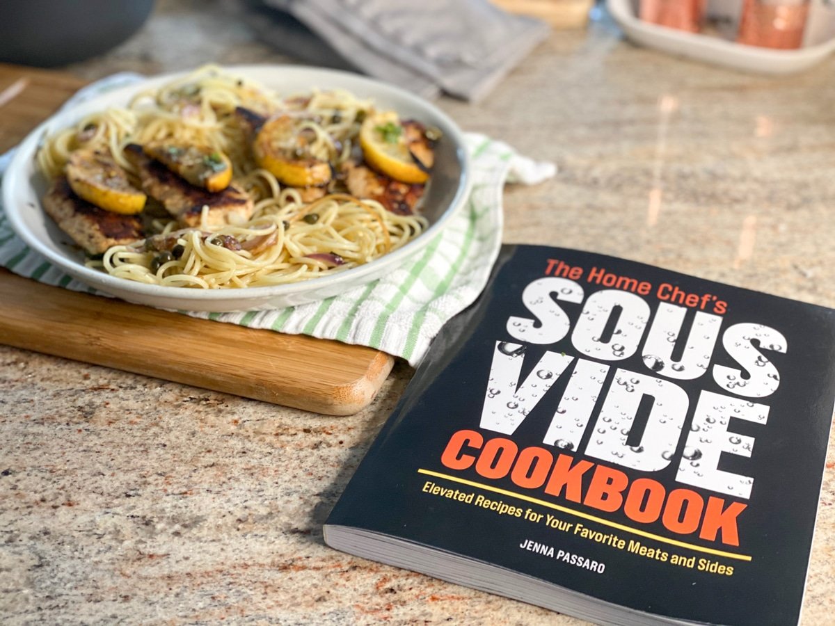 9 grilled sous vide chicken and pasta with the home chef's sous vide cookbook