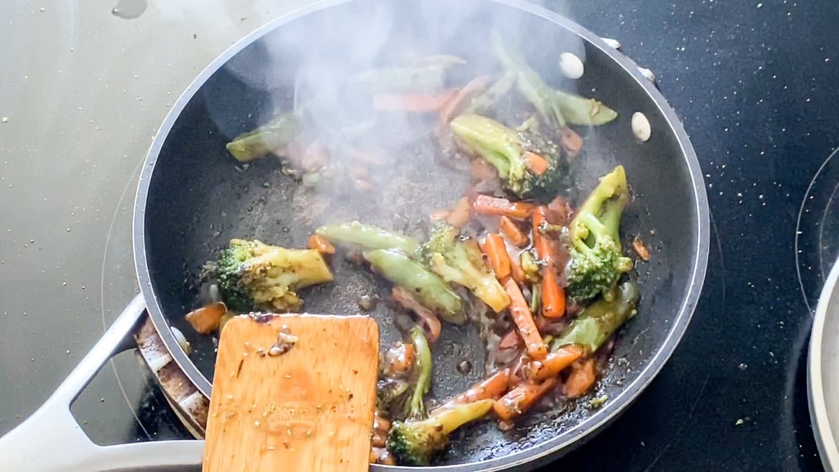 cooking frozen vegetables for stir fry