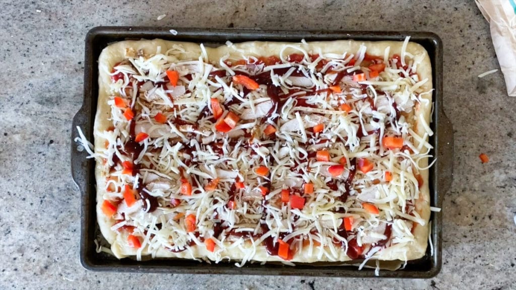 How To Use Whole Foods Pizza Dough For BBQ Chicken Pizza Sip Bite Go