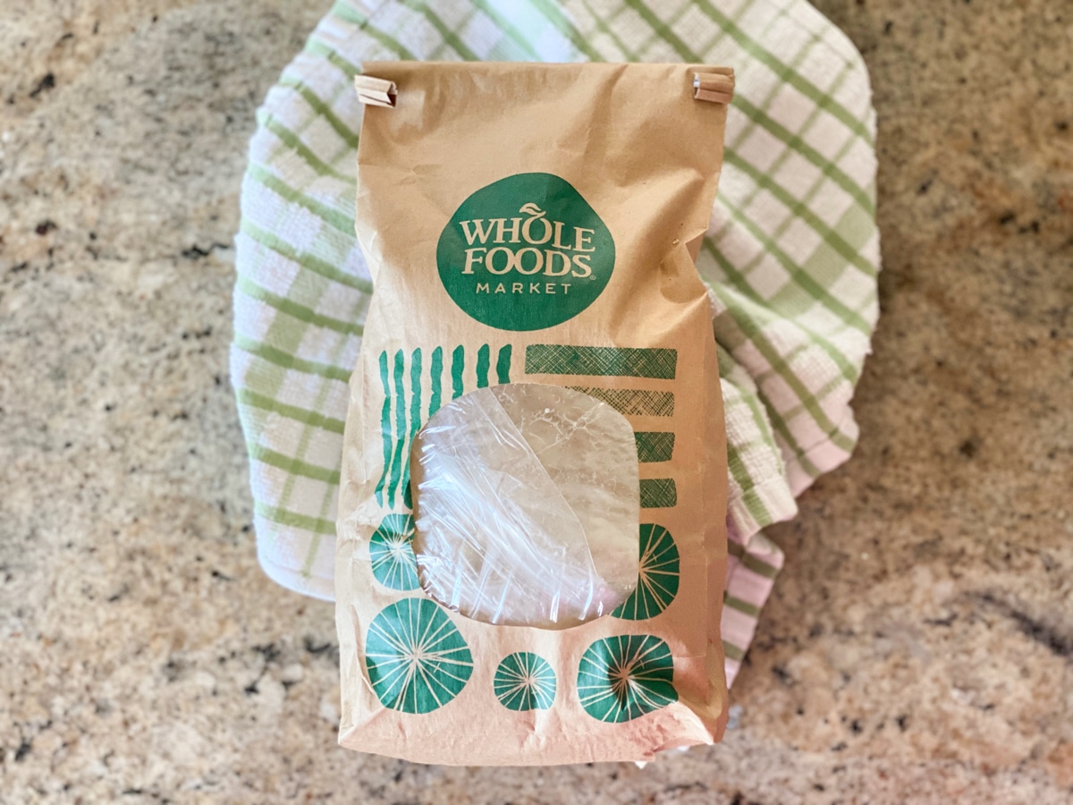 bag of whole foods dough