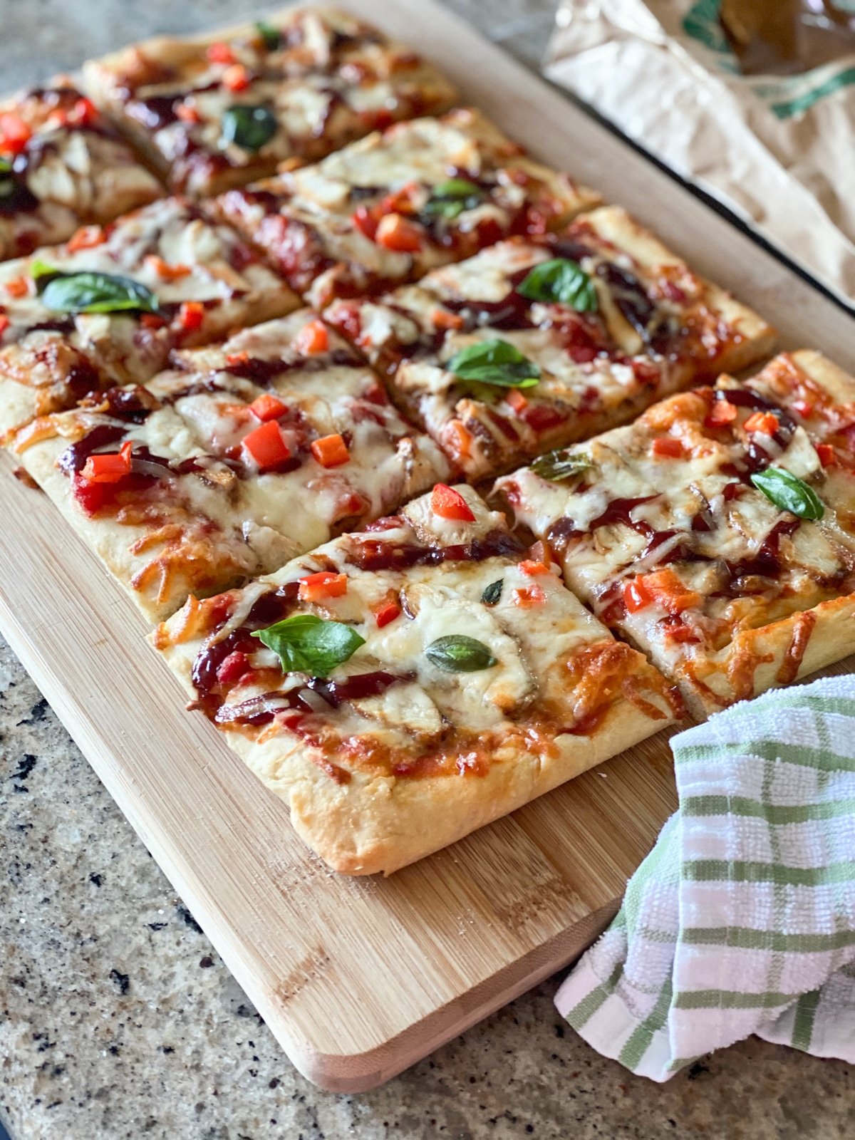 pizza made with whole foods dough