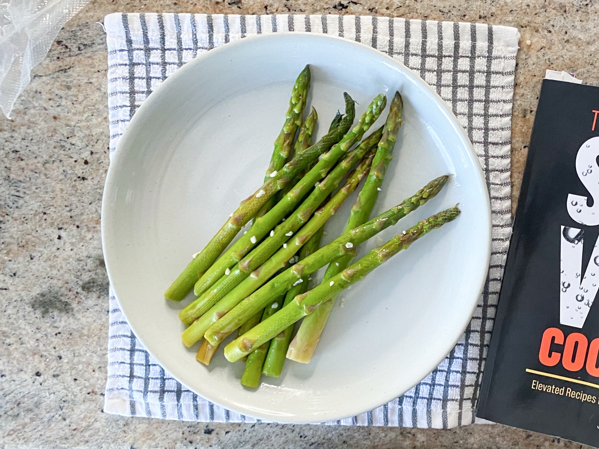 asparagus cooked from frozen