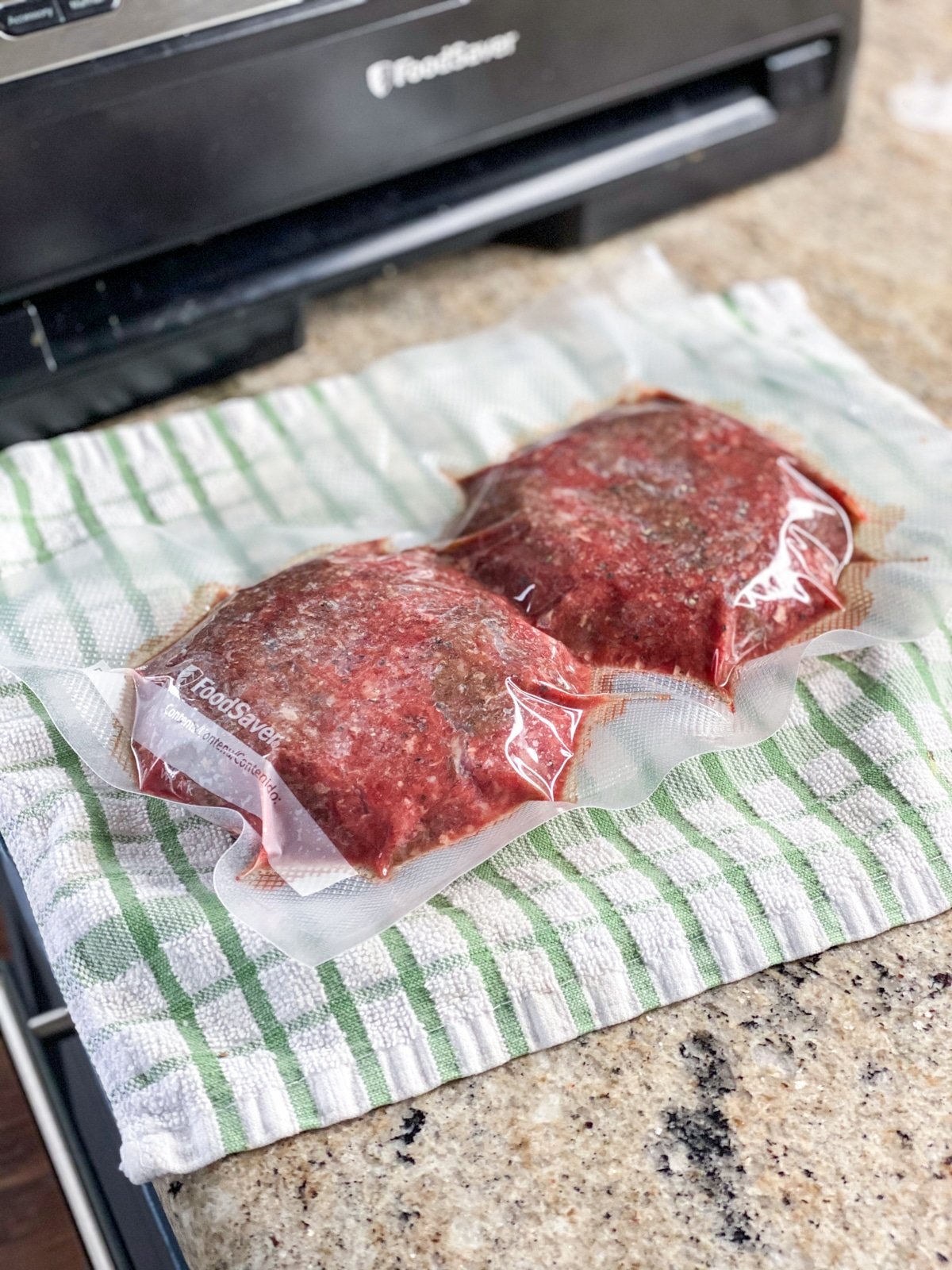 How To Vacuum Seal Burgers For Sous Vide Cooking - Sip Bite Go