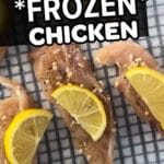 Pinterest pin for How to Sous Vide Frozen Chicken Breast Recipe Tips