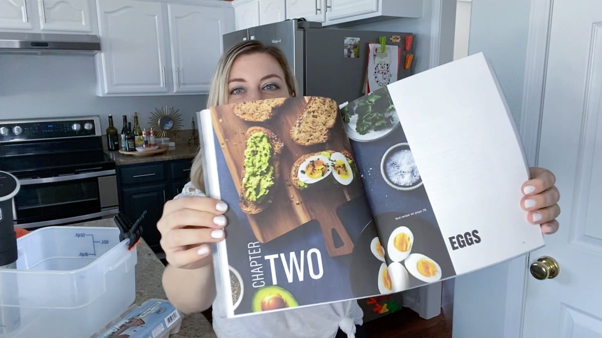 The Home Chef's Sous Vide Cookbook chapter on sous vide eggs recipes