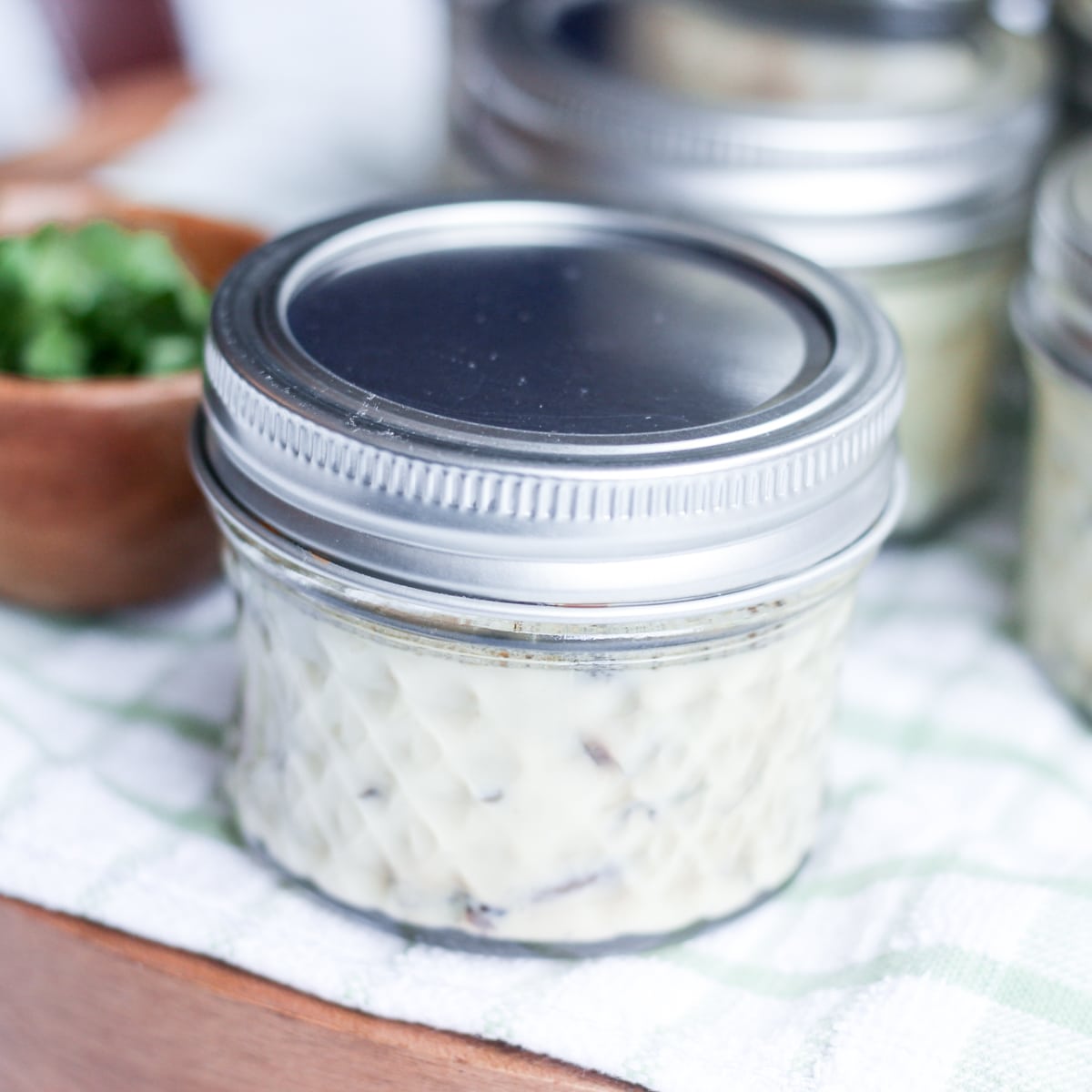 sous vide egg bites in mason jars