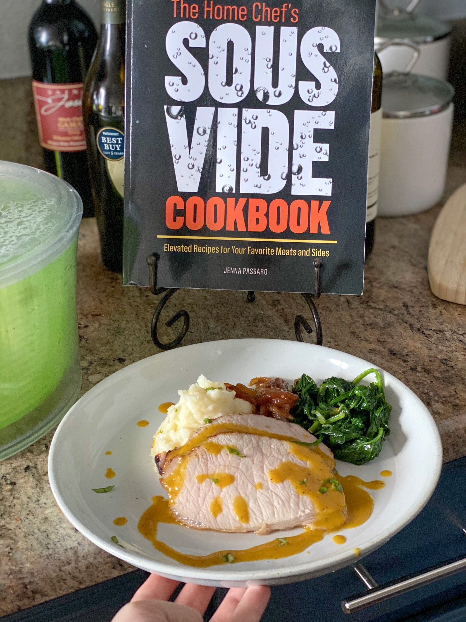 Sous Vide Pork Dish with The Home Chef's Sous Vide Cookbook