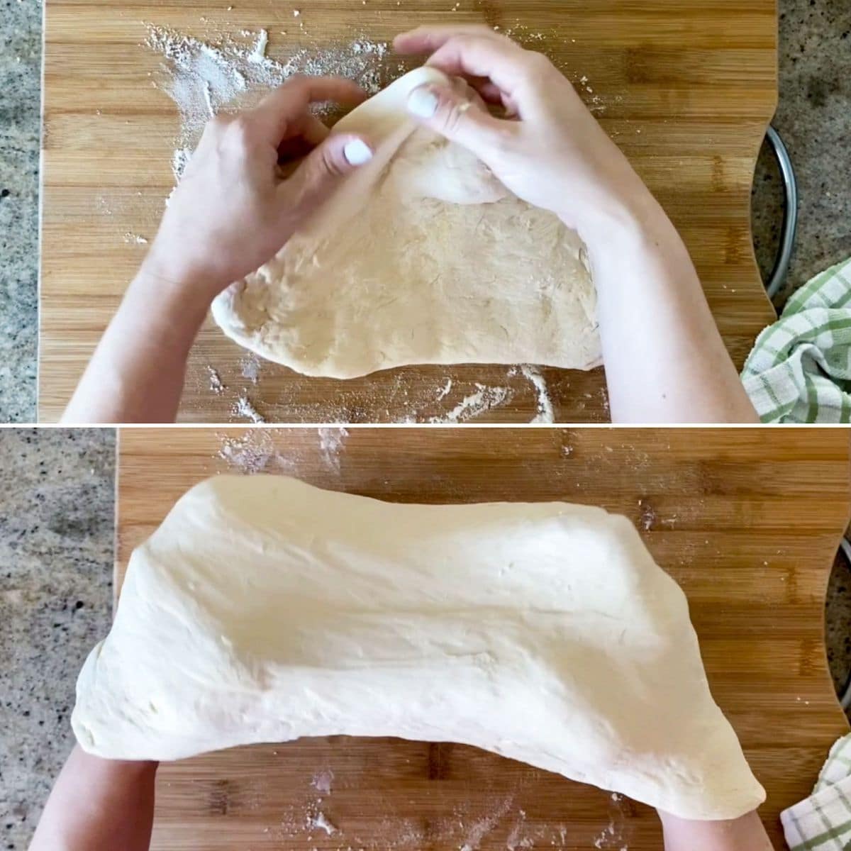 Stretching Pizza Dough By Hand