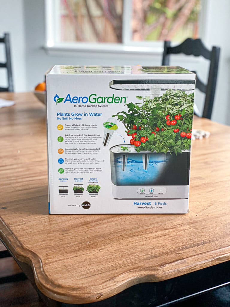 Aerogarden Harvest Model opening after buying online