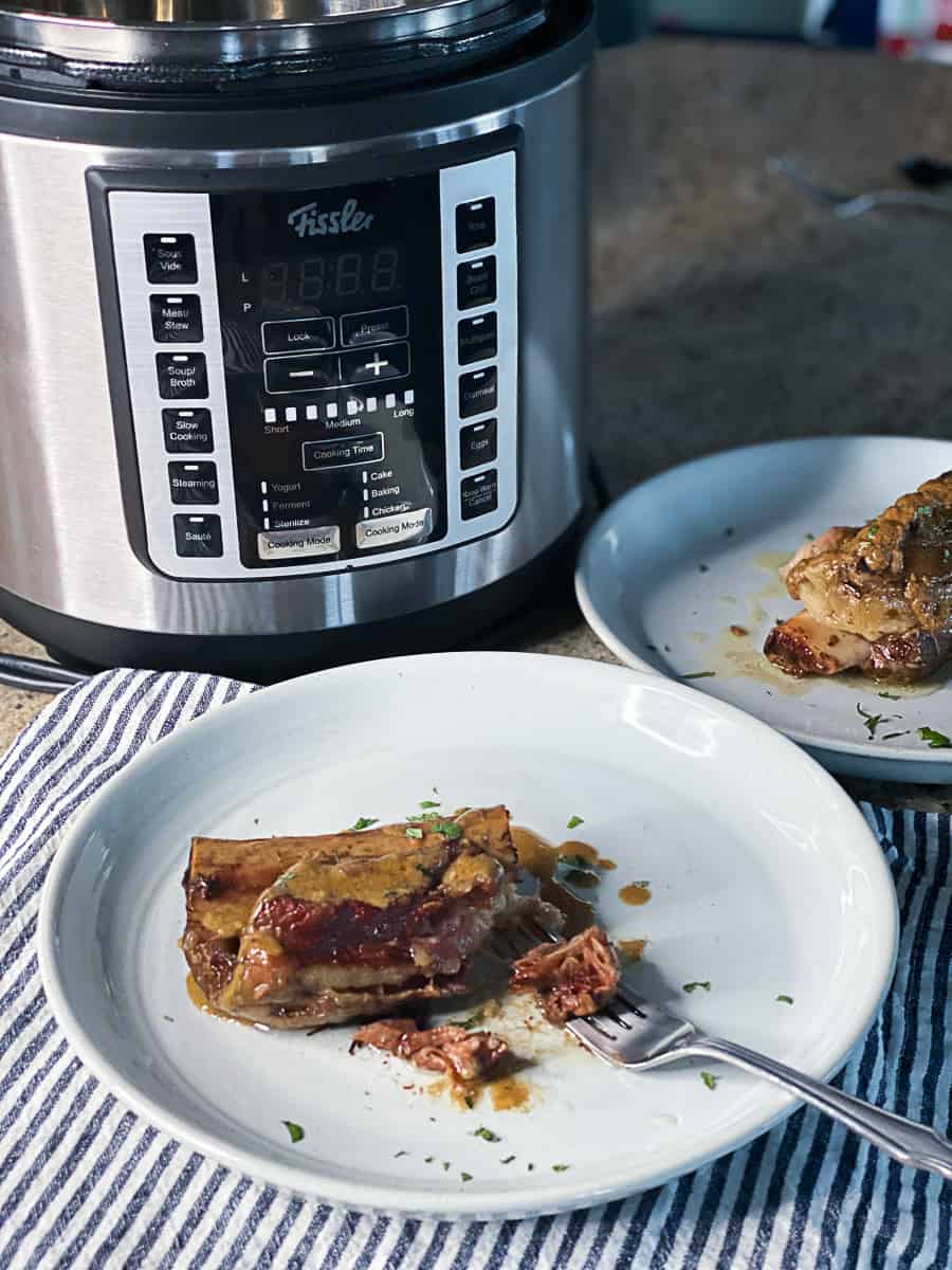 souspreme sous vide multicooker with beef short ribs sous vide cooked
