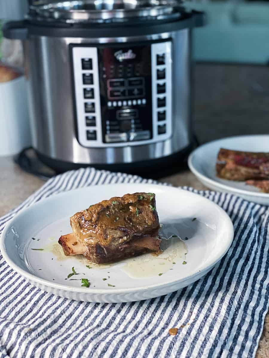 sous vide ribs cooked in multipot Fissler Souspreme