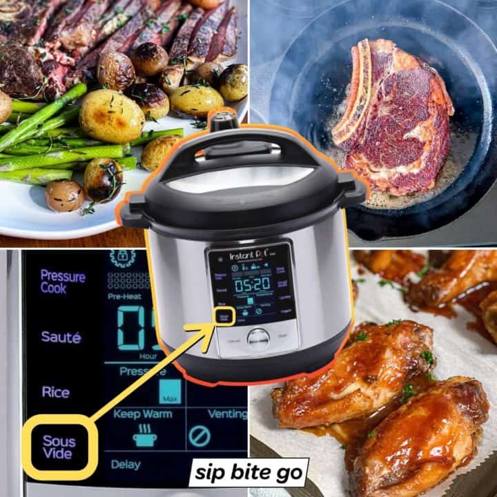 27+ Instant Pot Sous Vide Recipes (The Best Dishes!) Sip Bite Go