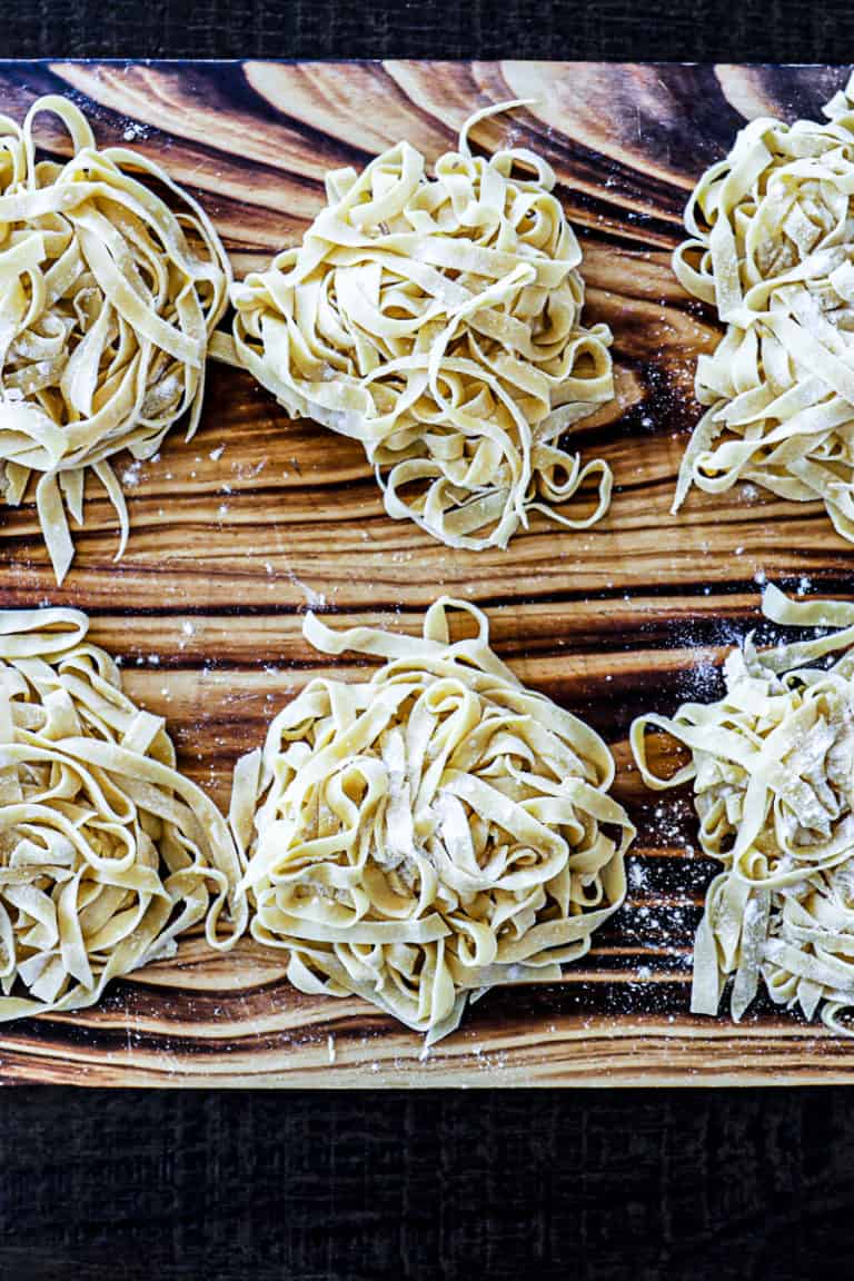 Homemade Pasta Recipe (Fettuccine, Linguini, Spaghetti) Sip Bite Go