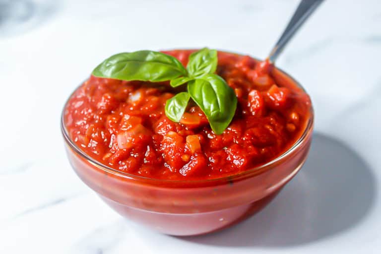 Homemade Pasta Sauce Recipe With Crushed Tomatoes Sip Bite Go