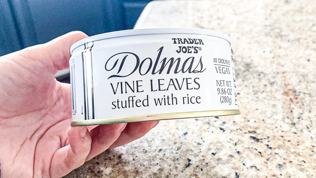 Trader Joe's Dolmas Review (Stuffed Grape Leaves) Sip Bite Go